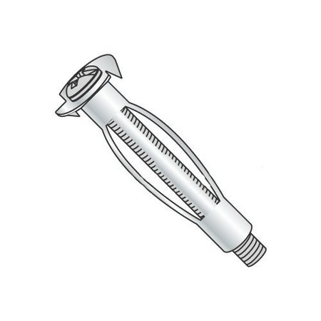 NEWPORT FASTENERS Screw Anchor, Steel, 50 PK 457200